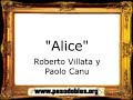 Alice  roberto villata y paolo canu pasacalle