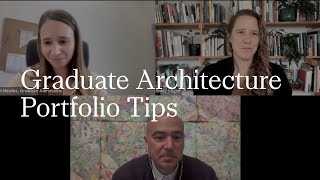 Graduate Architecture Portfolio Tips (LDAR/IntAr) | RISD Graduate Admissions | 2025-2026