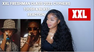 TOOSII AND BLXST'S 2021 XXL FRESHMAN CYPHER REACTION | CARINE TONI