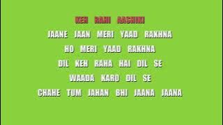 meri yaad rakhna karaoke with scrolling lyrics, noreen karaoke