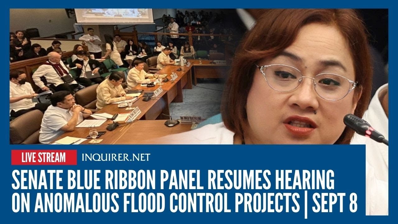 LIVE: Senate blue ribbon panel resumes hearing on anomalous flood control projects | Sept 8