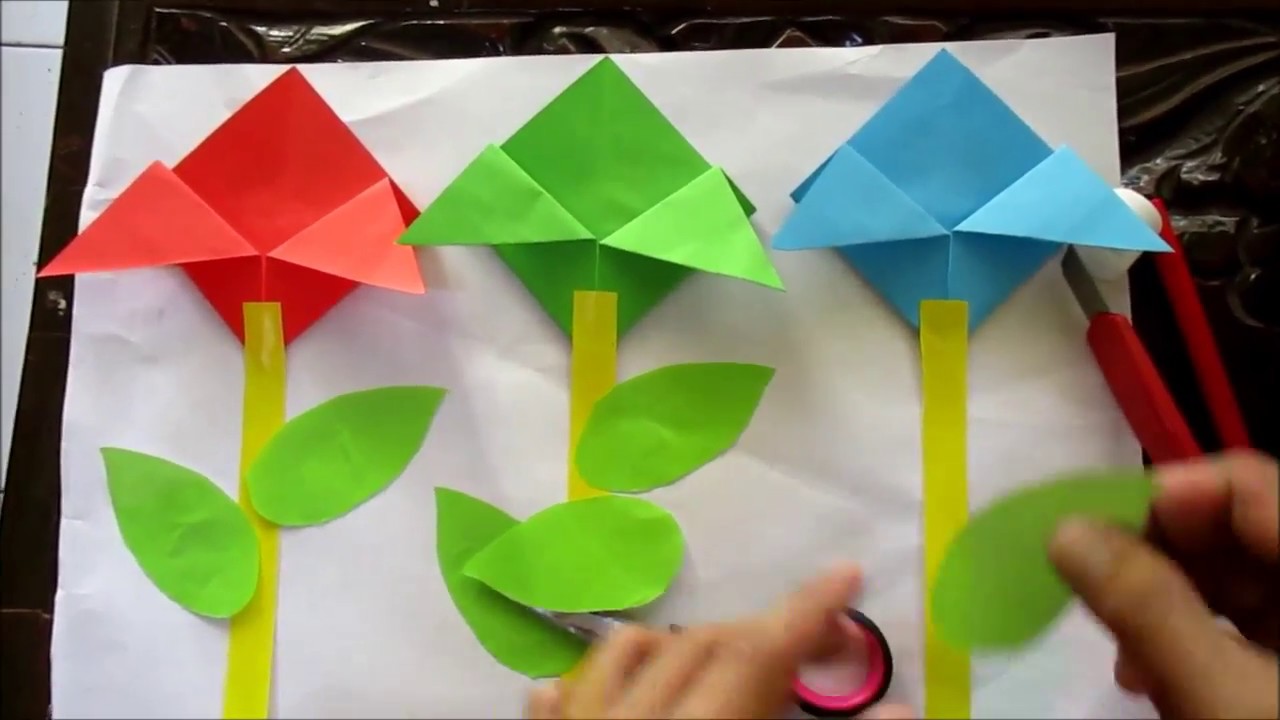  Kreasi  Origami  Bunga  YouTube