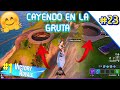 GANO una PARTIDA CAYENDO en la GRUTA FORTNITE TEMPORADA 2