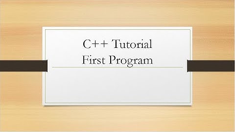 To print "hello world " in C++ || C++ tutorial