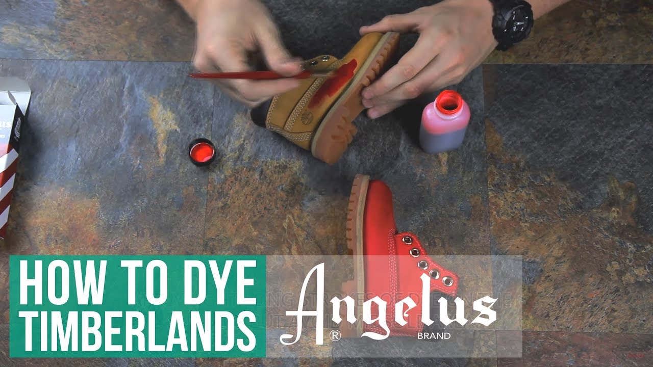 How to Suede Dye Timberlands