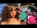 I tried a ZERO WASTE beauty routine and here's what happened | LUSH naked products REVIEW!