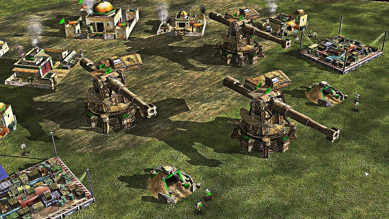 GLA Toxin + Super Cannon vs 4 China Red Army - Command & Conquer ...