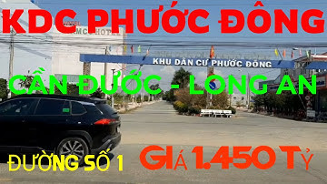 (Ms 85♥️Đã Bán) Bán Lô Đất Đường Số 1 Khu Dân Cư Phước Đông, Cần Đước, Long An | Bđs Long An