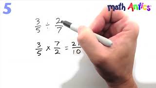 Math Antics Exercise Video 33: Dividing Fractions