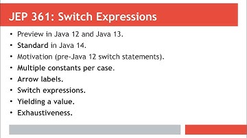 Java 14 - Switch Expressions