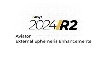 Ansys STK Aviator: External Ephemeris | Ansys 2024 R2