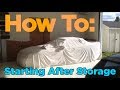 How to Start a Vehicle After Long Term Storage  - DIY