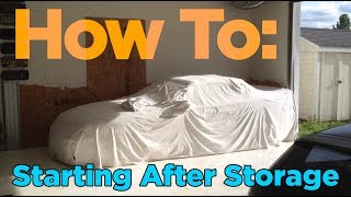 How to Start a Vehicle After Long Term Storage   DIY