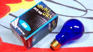 Wonder Lights 25watt A19 Blue Incandescent Light Bulb