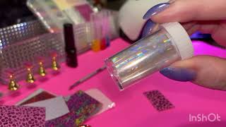 Information Temu transfer foils Transfer gel Let’s test it out￼!🤷🏻‍♀️ + nail art haul ￼ Update