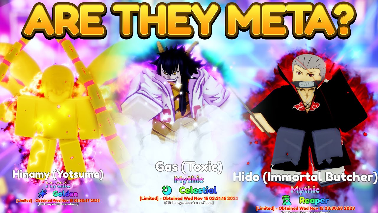 Showcasing NEW Evolved Shiny Gas Mythic in Anime Adventures Roblox 