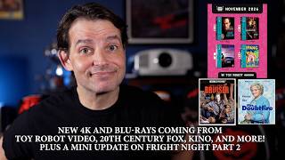 New 4K and Blu-rays Coming From Toy Robot Video, 20th Century Fox, Kino, and More!
