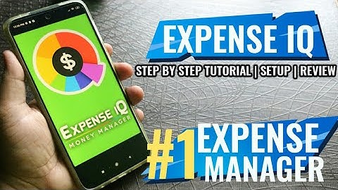 EXPENSE IQ | SETUP & TUTORIAL  BEST EXPENSE MANAGER