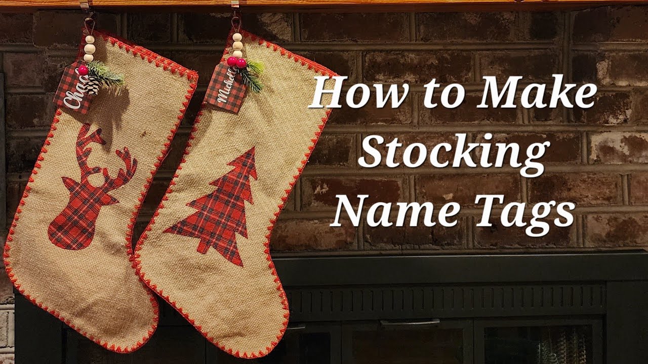 Christmas DIY: How To Make Stocking Name Tags 
