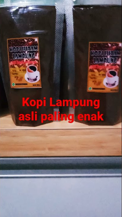 kopi Lampung asli tanpa campuran#kopi paling enak mendunia...!!