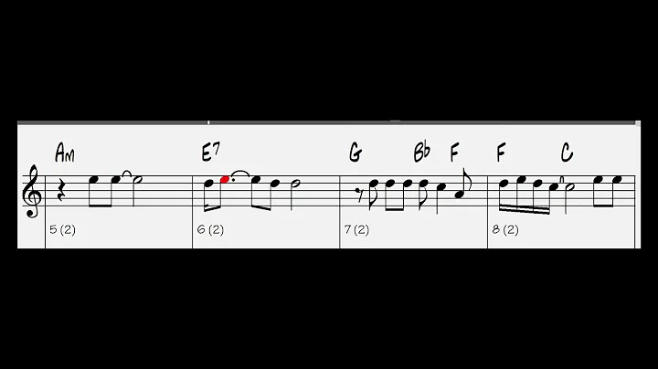 Angie - The Rolling Stones - With Music Key of A m...