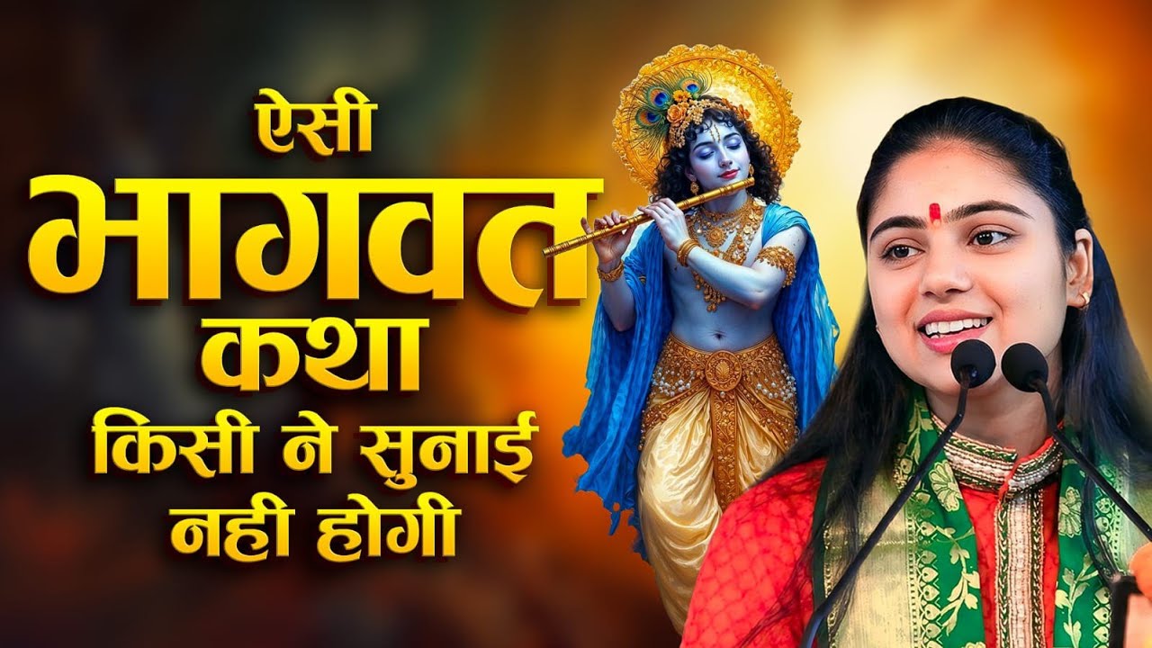 ये भागवत कथा सुनकर लोग खुद को रोक नहीं पाए — आँखों में आँसू आ गए || Pujya Aradhana Devi Ji