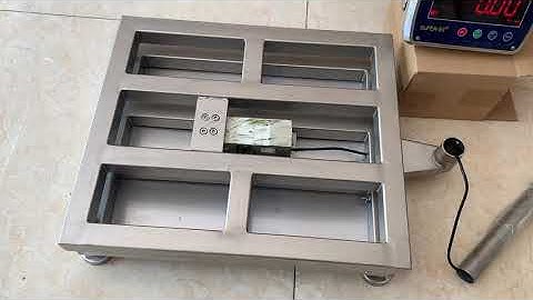 Cân bàn chống nước INOX 2 lớp XK 3101 SS