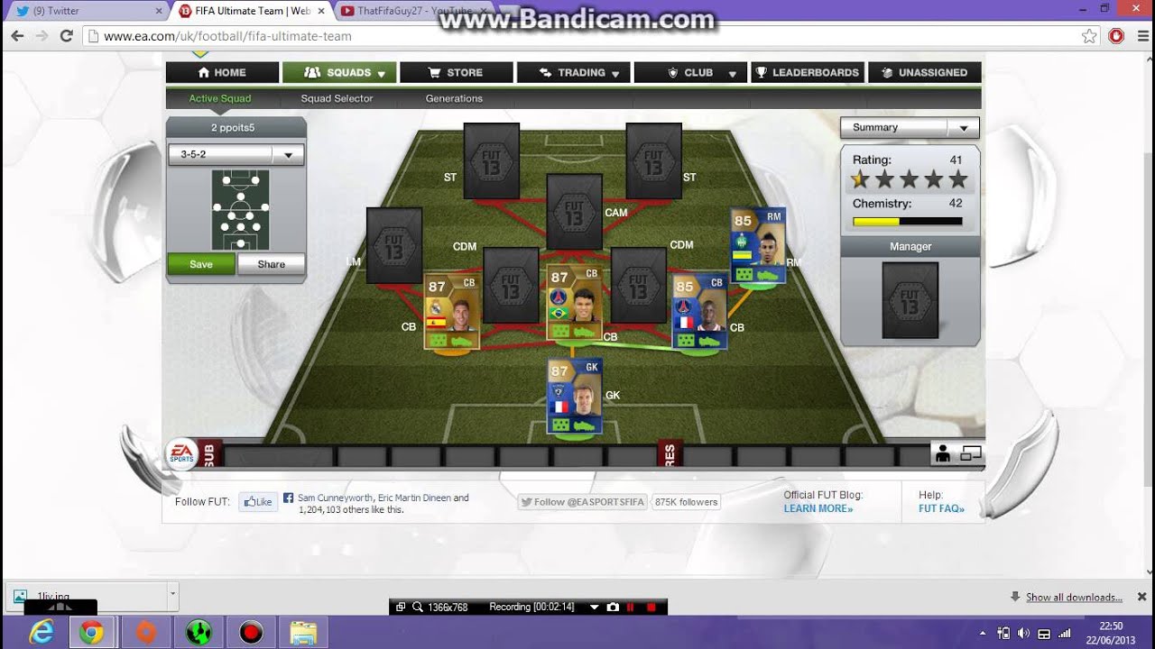Fifa 13 Ultimate Team Squad Builder 2,800,000 Ft Ronaldo , Ibrahimovic, Tots Alonso and more