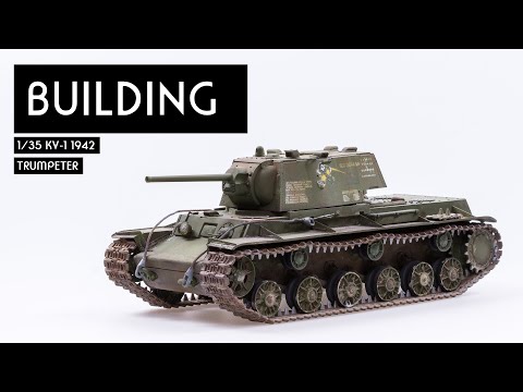 TRUMPETER: Russia KV-1 model 1942 Simplified Turret Tank 1/35