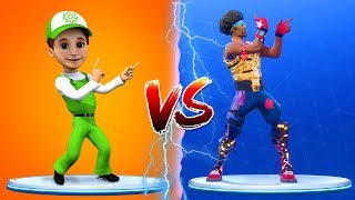 FORTNITE DANCE CHALLENGE - Винтик танцует против д...