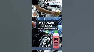 Nước rửa xe siêu bọt tuyết Carwash Foam cho anh em làm nghề | TEARU #shortvideo