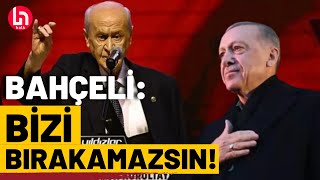 Bahçeli, MHP Kurultayı'ndan Erdoğan'a böyle seslendi! Resimi