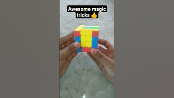 Awesome magic tricks to solve 4x4 Rubik