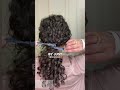 Low Ponytail &amp; DIY Denim Hair Tie #curlyhair #hairstyle