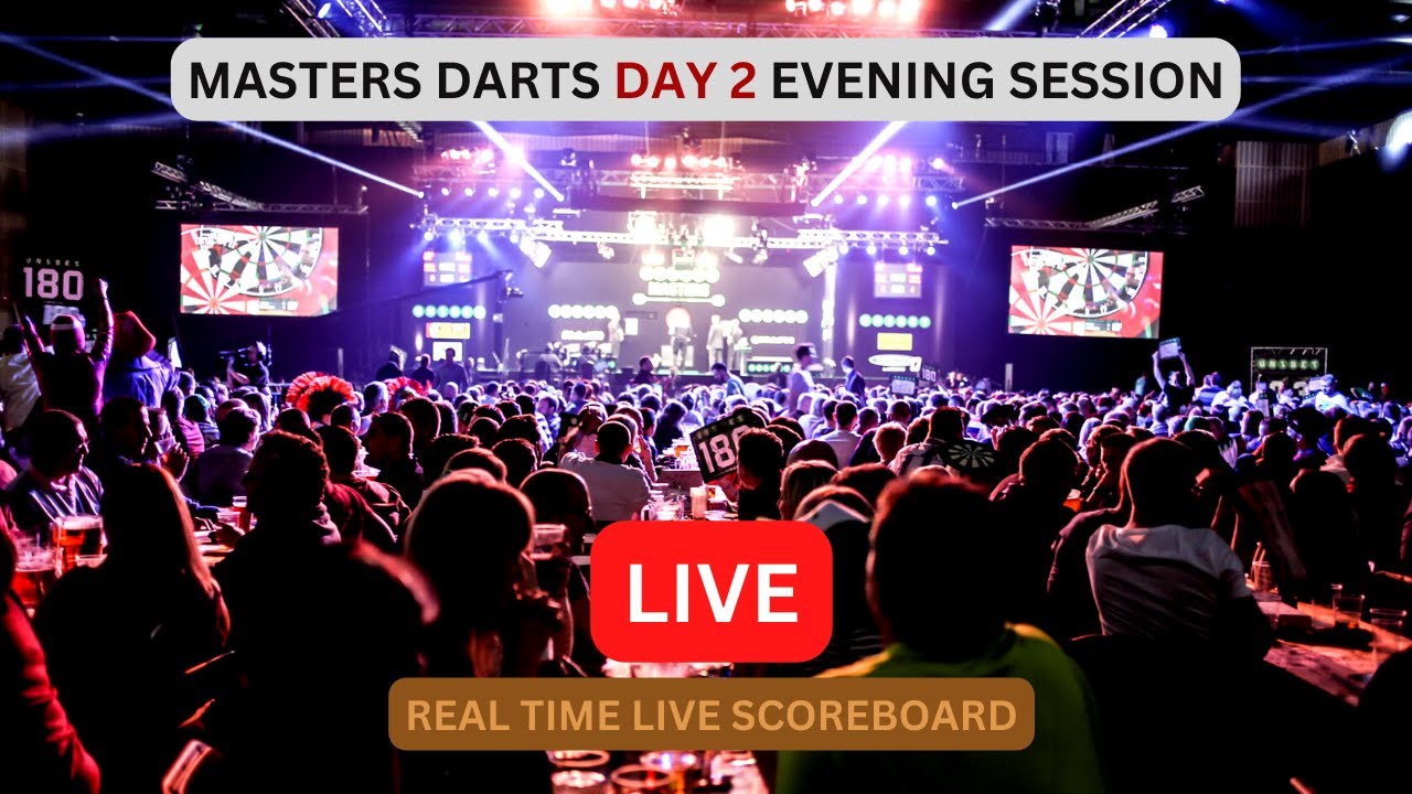 Cazoo Masters Darts 2023 LIVE Score UPDATE Today Darts Day 2 Evening Session Game 28 Jan 2023