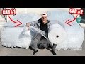 INSANE BUBBLE WRAP CAR PRANK ON MOM AND DAD!! (100+ ROLLS REVENGE PRANK)