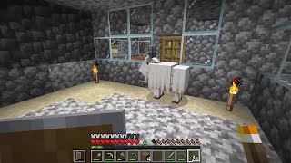 Making a "farm" (MINECRAFT FIRST PLAYTHROUGH)
