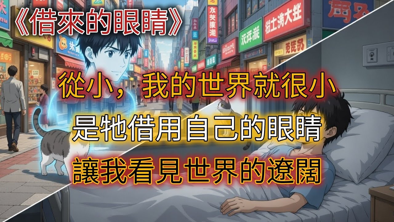 《借來的眼睛｜長年躺在病床的我，借用貓咪視角來看見世界》【離奇故事｜完整內容】