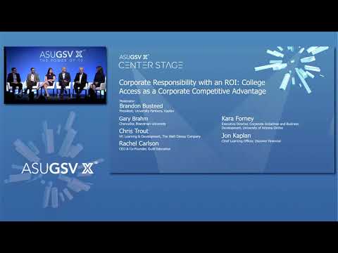 2019 ASU GSV Summit: Center Stage Corporate Responsibility with an ROI Episode cover