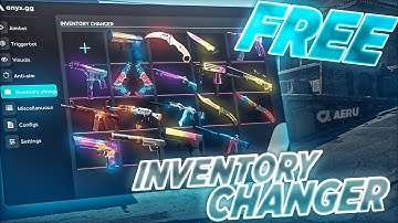 MY FAVORITE FREE CSGO INVENTORY CHANGER 2023 | FREE CSGO HACKS BY ANYX.GG