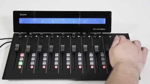 Using the Icon Platform M+ with the Scorpio: Channel Strip