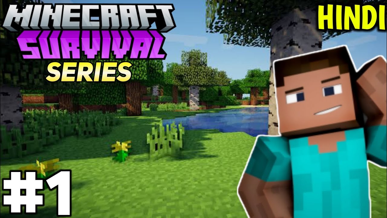 Starting A New Journey 😍 | Minecraft Pe Survival Series In Hindi #1 ...
