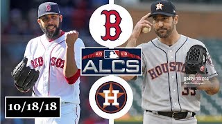 Boston Red Sox vs Houston Astros Highlights || ALCS Game 5 || October 18, 2018