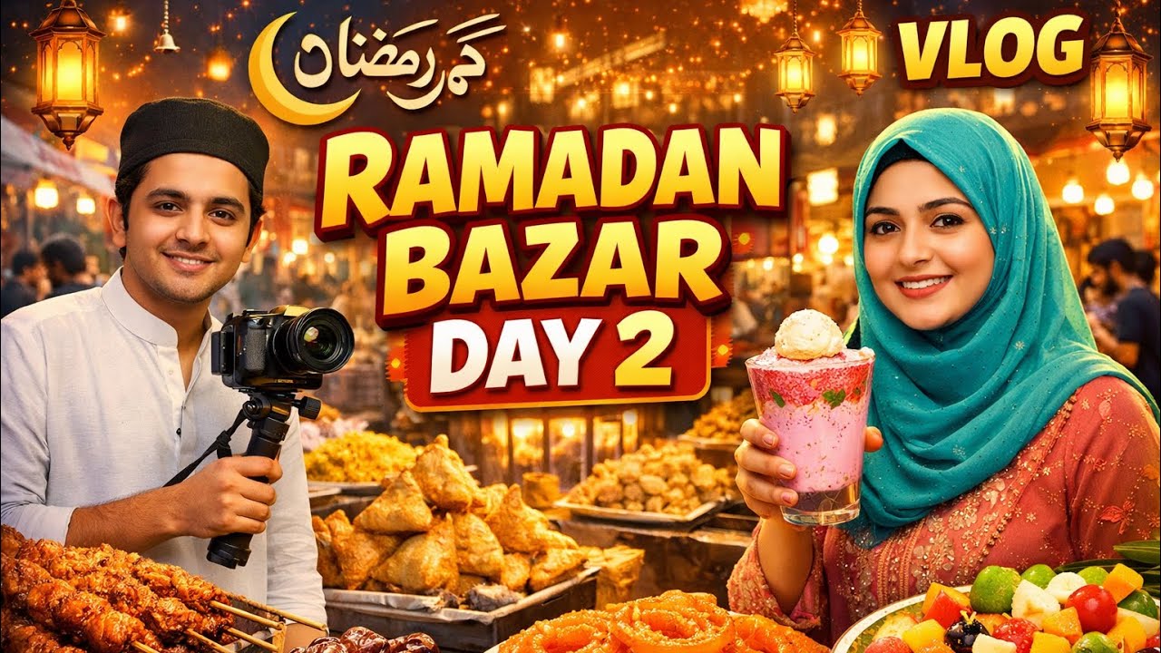 🌙 Ramadan Bazar Day 2 Vlog ✨
