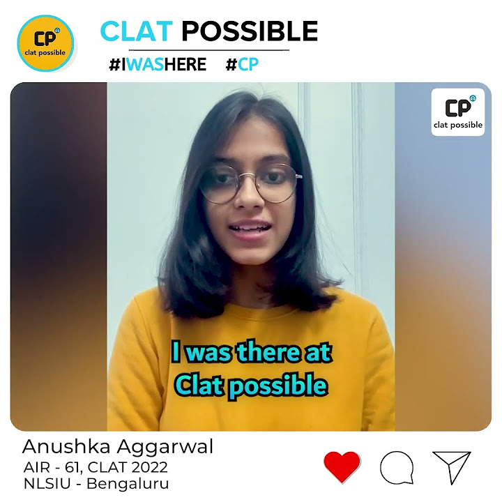 I Was Here Anushka Agarwal AIR 61 In CLAT 2022 NLSIU Bangalore YouTube i-was-here-anushka-agarwal-air-61-in-clat-2022-nlsiu-bangalore-youtube