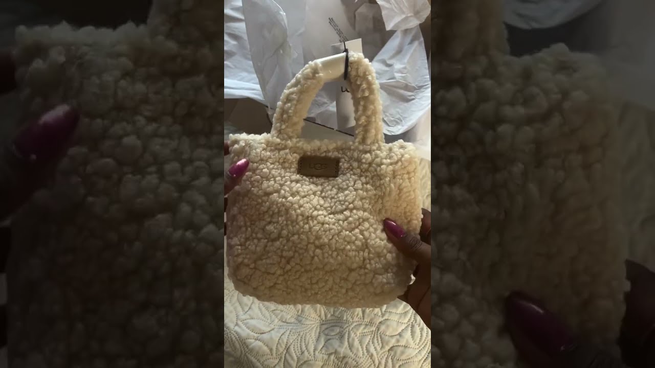 New Ugg mini bag😍 Ugg Maribel Sherpa Bag unboxing #ugg