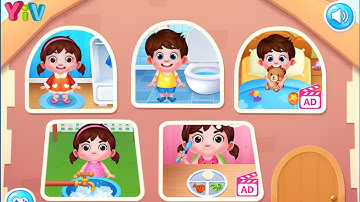 Baby Daily Habits Game Walkthrough Review #games #gameplaywalkthrough #gameplay #goodhabitsforkids