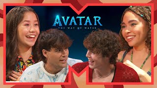Avatar: The Way of Water cast talk underwater acting, James Cameron and forming a band | MTV Movies