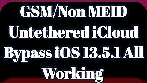 GSM/non MEID untethered iCloud Bypass iOS 13.5.1 sim call working on/off Fixed FaceTime iMessage