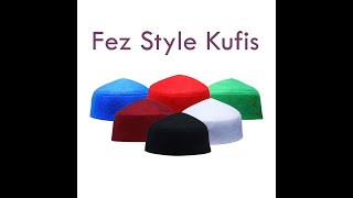 Peci Fez Style Handmade 4 Lubang AC Bahan Faux Felt Berkualitas Warna Merah - The Kufi